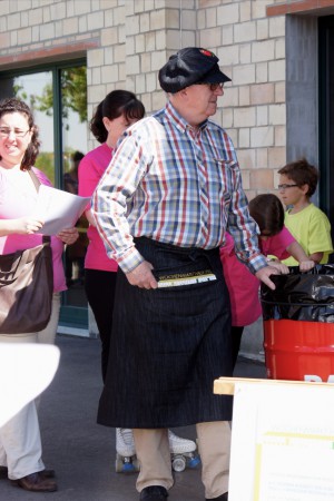 Der "Marktschreier" Basil Scheck